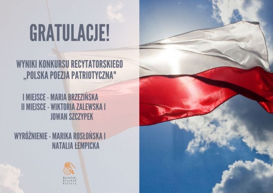 Polska Poezja Patriotyczna  Kliknięcie w obrazek spowoduje wyświetlenie jego powiększenia